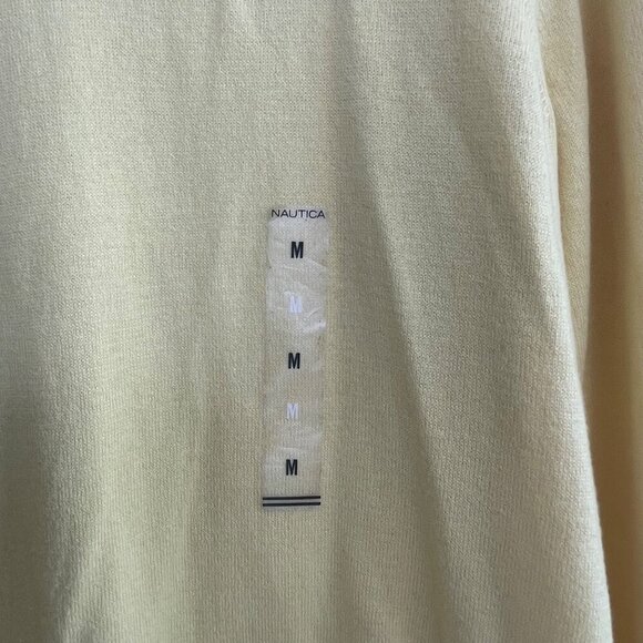 Nautica Men’s V-Neck Sweater Medium Ochre Beach Navtech NWT Classic Fit - Picture 7 of 12